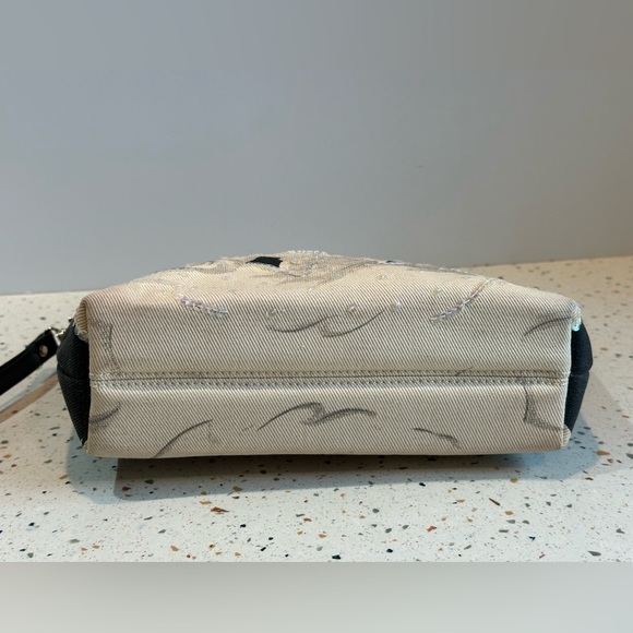 Vermouth Bianco Sequin Lady in Big Hat with Drink Clutch Travel or Cosmetics Bag - Picture 10 of 11